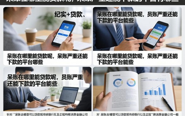 呆账在哪里能贷款呢，呆账严重还能下款的平台有哪些