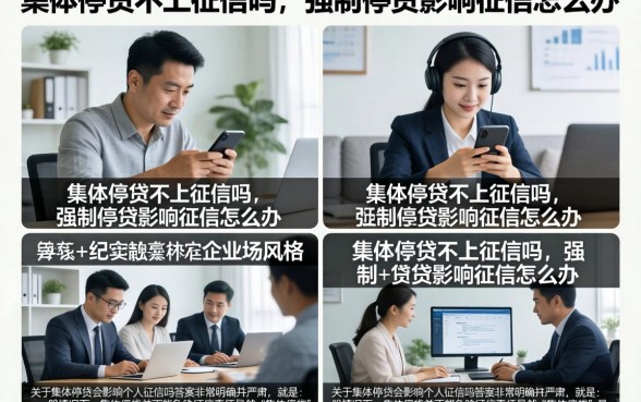 集体停贷不上征信吗，强制停贷影响征信怎么办