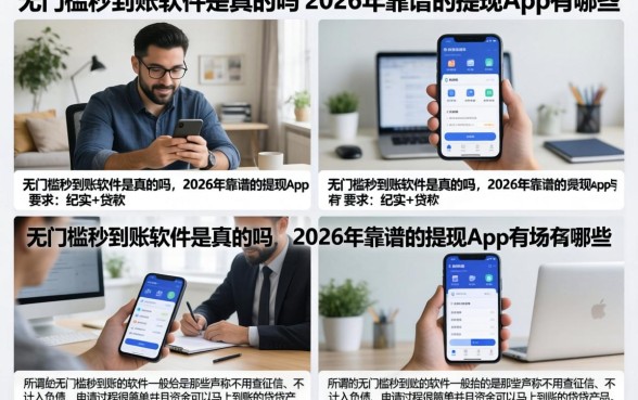 无门槛秒到账软件是真的吗，2026年靠谱的提现app有哪些
