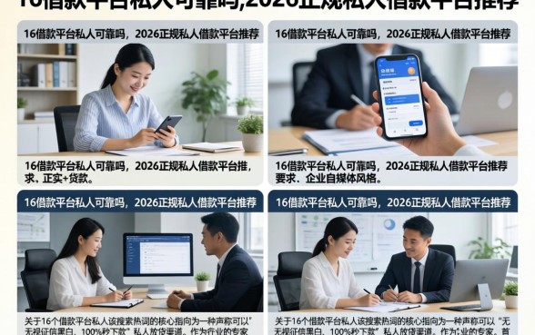 16借款平台私人可靠吗，2026正规私人借款平台推荐