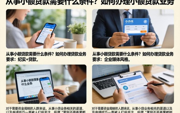 从事小额贷款需要什么条件？如何办理小额贷款业务