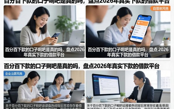 百分百下款的口子贴吧是真的吗，盘点2026年真实下款的借款平台