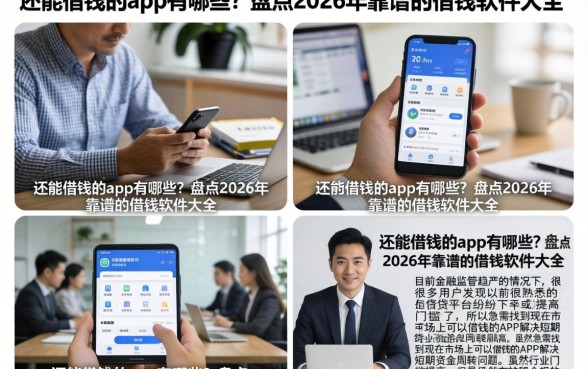 还能借钱的app有哪些？盘点2026年靠谱的借钱软件大全