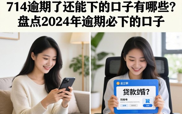 714逾期了还能下的口子有哪些？盘点2024年逾期必下的口子