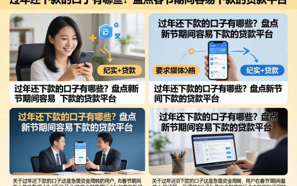 过年还下款的口子有哪些？盘点春节期间容易下款的贷款平台