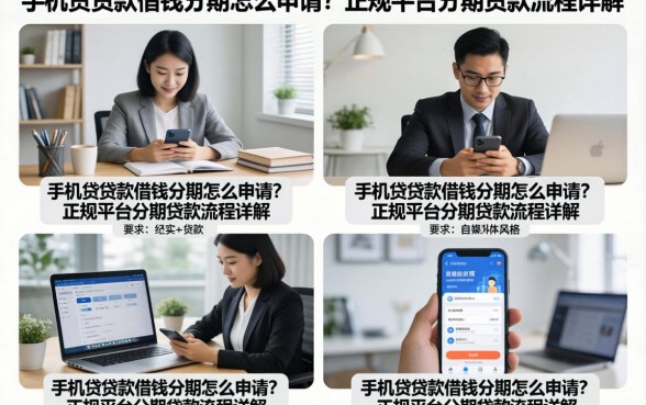 手机贷贷款借钱分期怎么申请？正规平台分期贷款流程详解