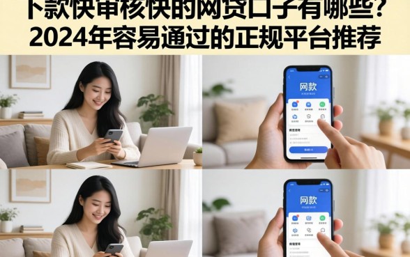 下款快审核快的网贷口子有哪些？2024年容易通过的正规平台推荐