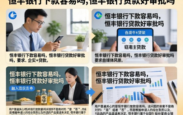 恒丰银行下款容易吗，恒丰银行贷款好审批吗