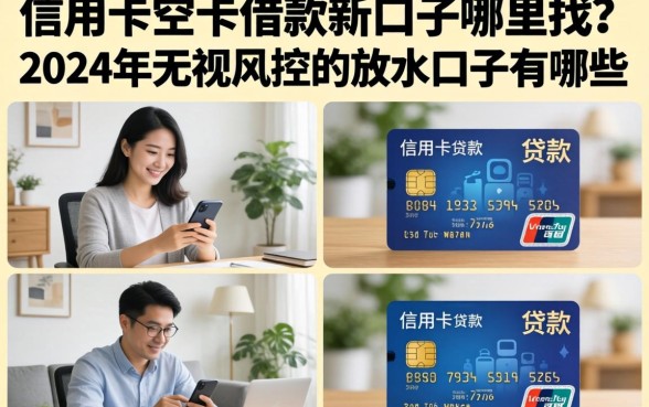 信用卡空卡借款新口子哪里找？2024年无视风控的放水口子有哪些