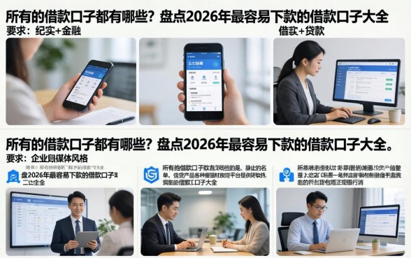 所有的借款口子都有哪些？盘点2026年最容易下款的借款口子大全