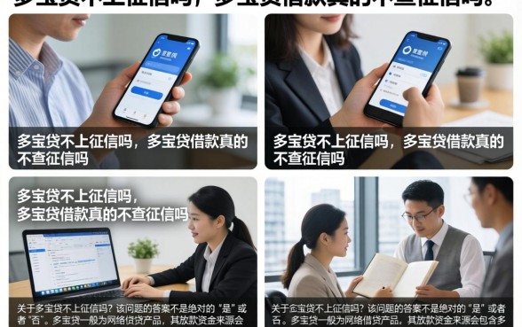多宝贷不上征信吗，多宝贷借款真的不查征信吗