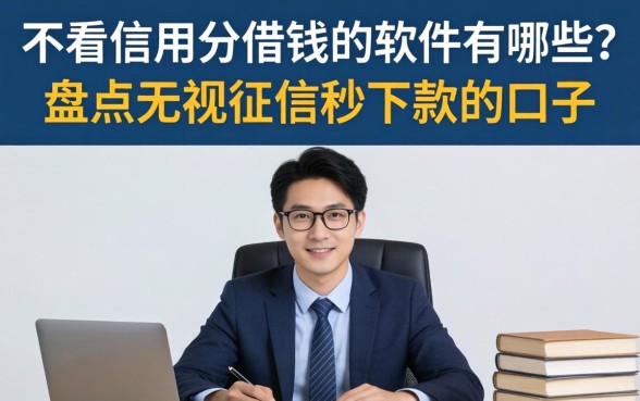 不看信用分借钱的软件有哪些？盘点无视征信秒下款的口子