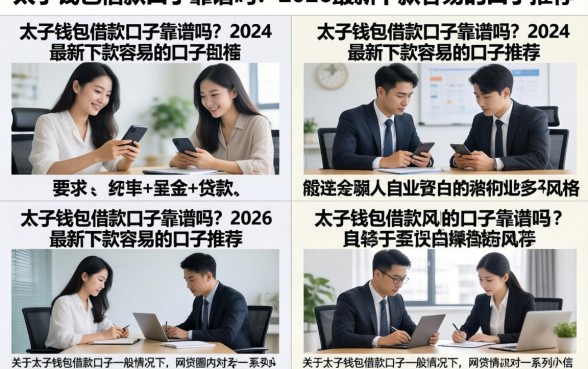 太子钱包借款口子靠谱吗？2026最新下款容易的口子推荐