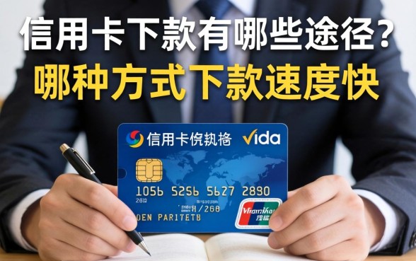 信用卡下款有哪些途径？哪种方式下款速度快