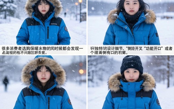 下摆两侧有口子的羽绒服是什么设计？羽绒服侧边开口有什么作用