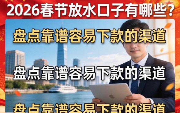 2026春节放水口子有哪些？盘点靠谱容易下款的渠道