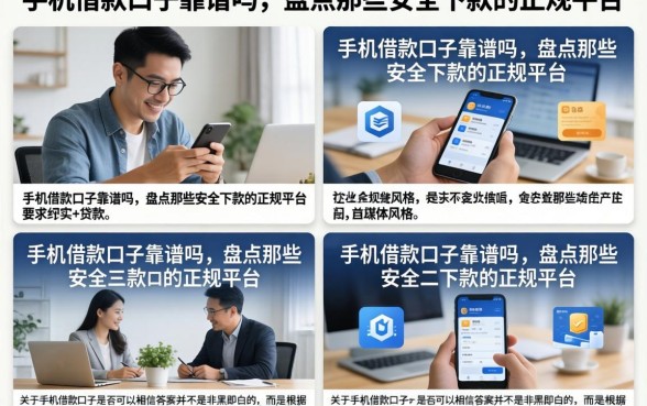 手机借款口子靠谱吗，盘点那些安全下款的正规平台