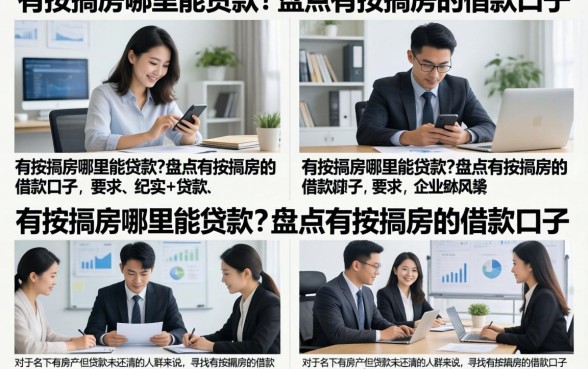 有按揭房哪里能贷款？盘点有按揭房的借款口子