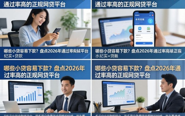 哪些小贷容易下款？盘点2026年通过率高的正规网贷平台
