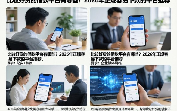 比较好贷的借款平台有哪些？2026年正规容易下款的平台推荐