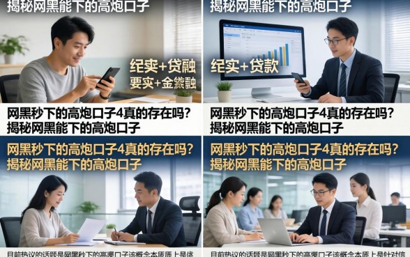 网黑秒下的高炮口子4真的存在吗？揭秘网黑能下的高炮口子