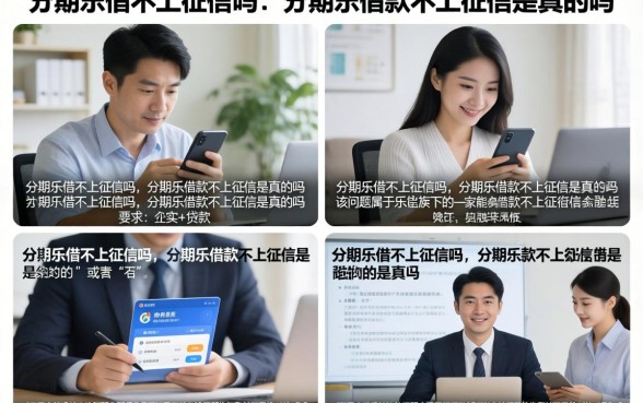分期乐借不上征信吗，分期乐借款不上征信是真的吗