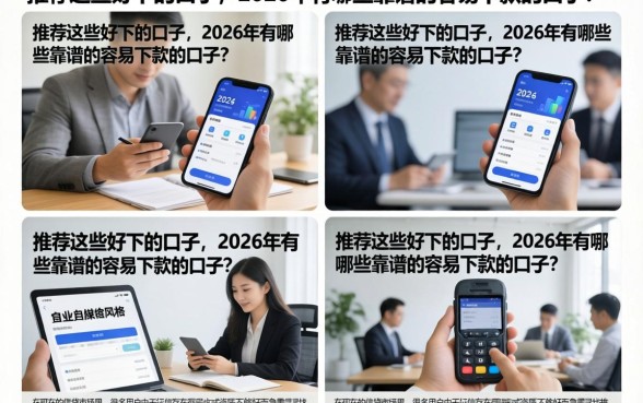 推荐这些好下的口子，2026年有哪些靠谱的容易下款的口子？