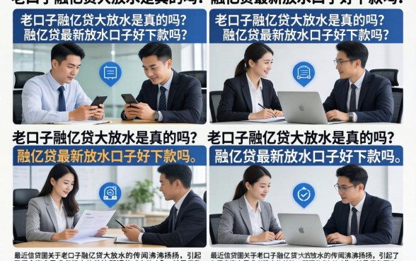 老口子融亿贷大放水是真的吗？融亿贷最新放水口子好下款吗？