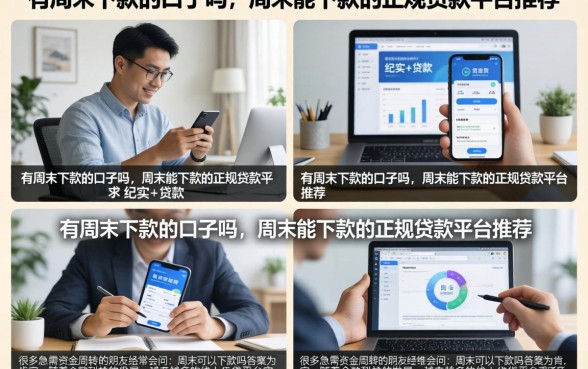 有周末下款的口子吗，周末能下款的正规贷款平台推荐