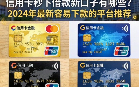 信用卡秒下借款新口子有哪些？2024年最新容易下款的平台推荐