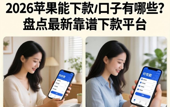 2026苹果能下款的口子有哪些？盘点最新靠谱下款平台
