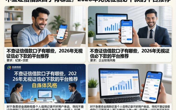 不查证信借款口子有哪些，2026年无视征信必下款的平台推荐