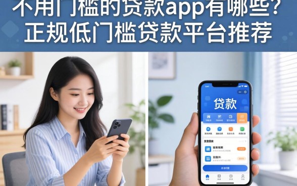 不用门槛的贷款app有哪些？正规低门槛贷款平台推荐