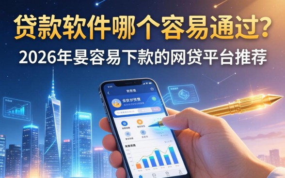 2026年最容易下款的网贷平台推荐