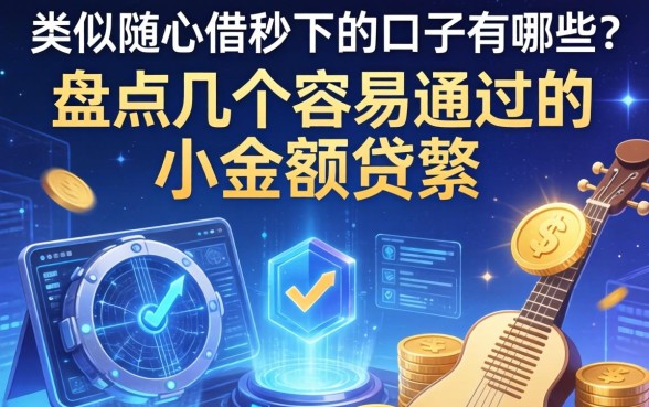 类似随心借秒下的口子有哪些？盘点几个容易通过的小额贷款