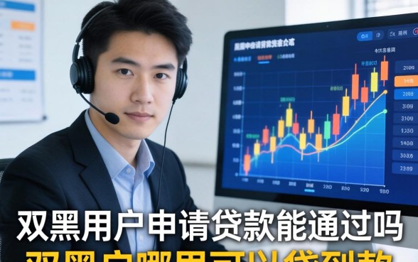 双黑用户申请贷款能通过吗，双黑户哪里可以贷到款