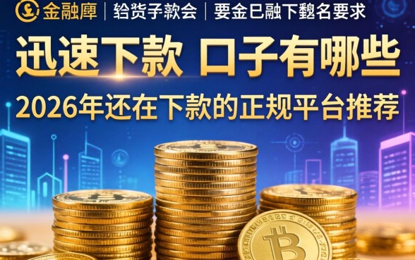 2026年还在下款的正规平台推荐