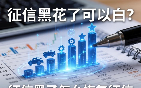 征信黑花了可以白吗，征信黑了怎么恢复征信