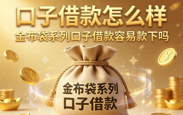 金布袋系列口子借款怎么样，金布袋系列口子借款容易下款吗