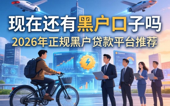 现在还有黑户口子吗，2026年正规黑户贷款平台推荐