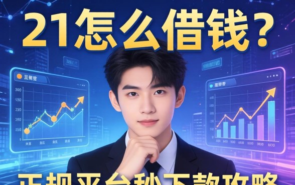 21岁怎么借钱？正规平台秒下款攻略