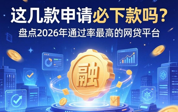 这几款申请必下款吗?盘点2026年通过率最高的网贷平台 盘点2026年通过率最高的网贷平台