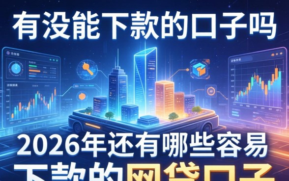 有没能下款的口子吗？2026年还有哪些容易下款的网贷口子