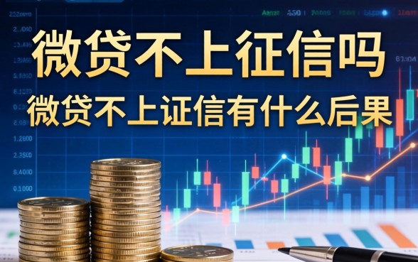 微贷不上征信吗，微贷不上征信有什么后果