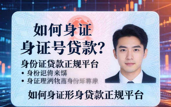 如何用身份证号贷款？身份证贷款正规平台有哪些