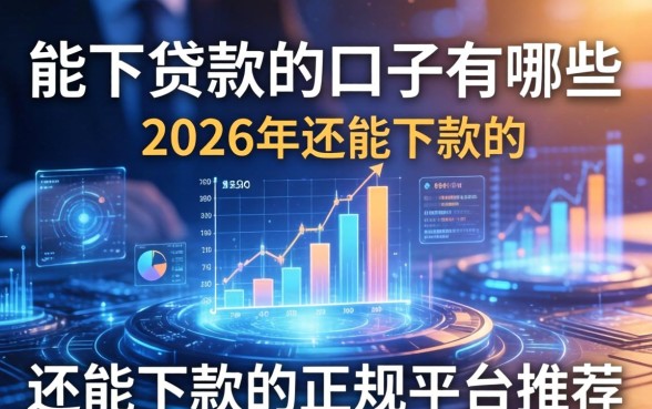 能下贷款的口子有哪些，2026年还能下款的正规平台推荐