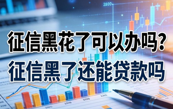 征信黑花了可以办吗？征信黑了还能贷款吗