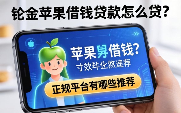 苹果手机借钱贷款怎么贷？正规平台有哪些推荐