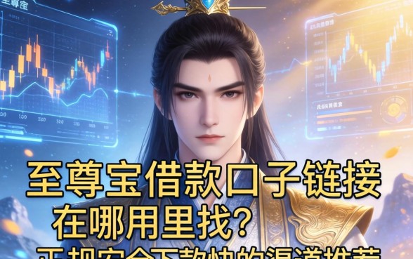 至尊宝借款口子链接在哪里找？正规安全下款快的渠道推荐