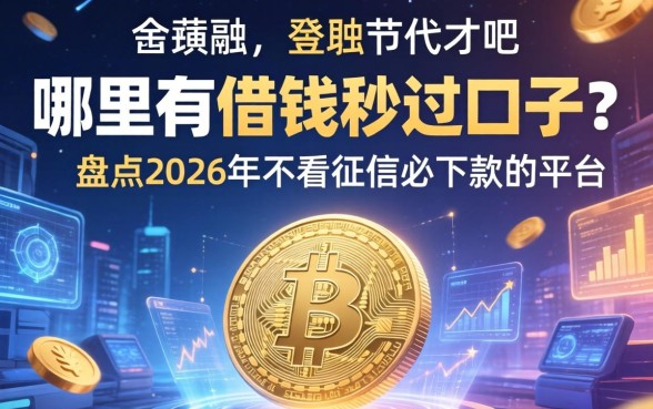 哪里有借钱秒过口子?盘点2026年不看征信必下款的平台 盘点2026年不看征信必下款的平台